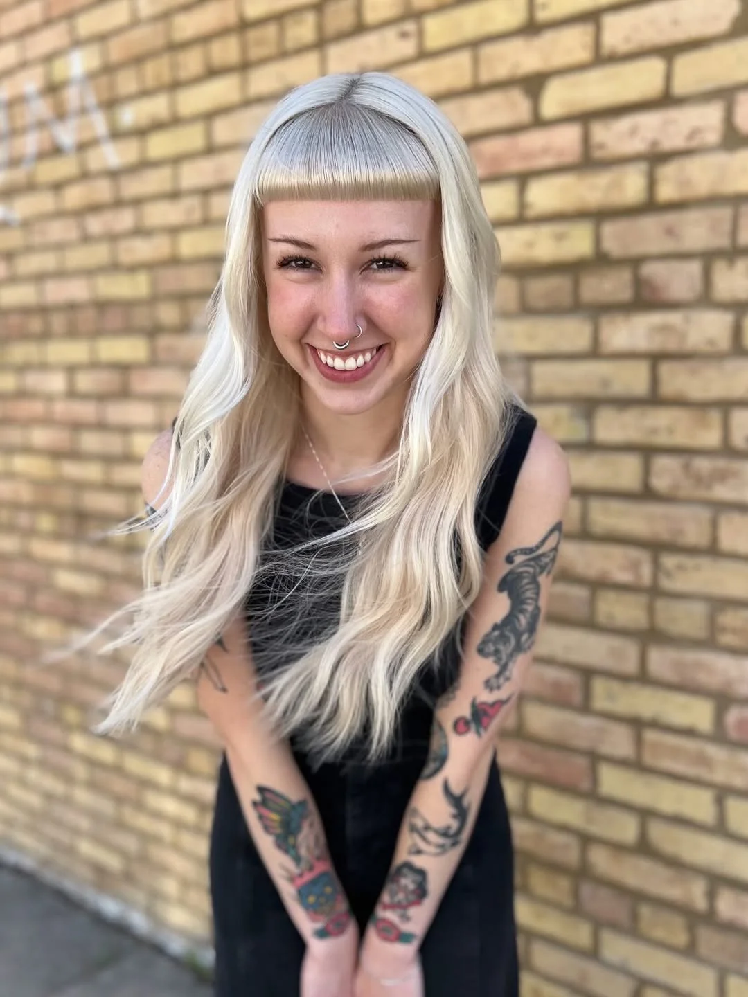 beachy summer blonde hair color 2026 Ultra Light Platinum Blonde With Micro Fringe