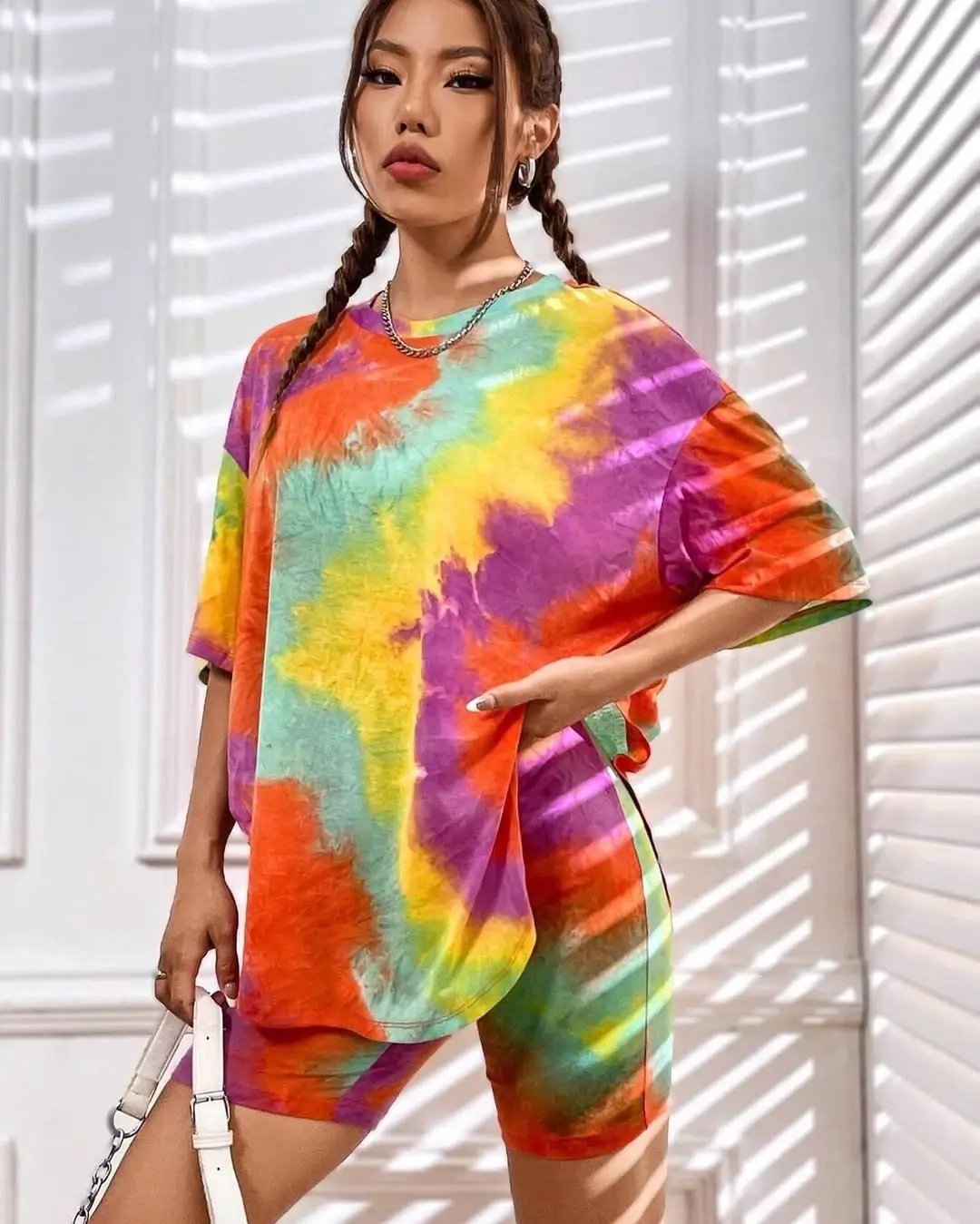 22 biker shorts outfits summer 2026 Playful Color Explosion That Feels Joyful