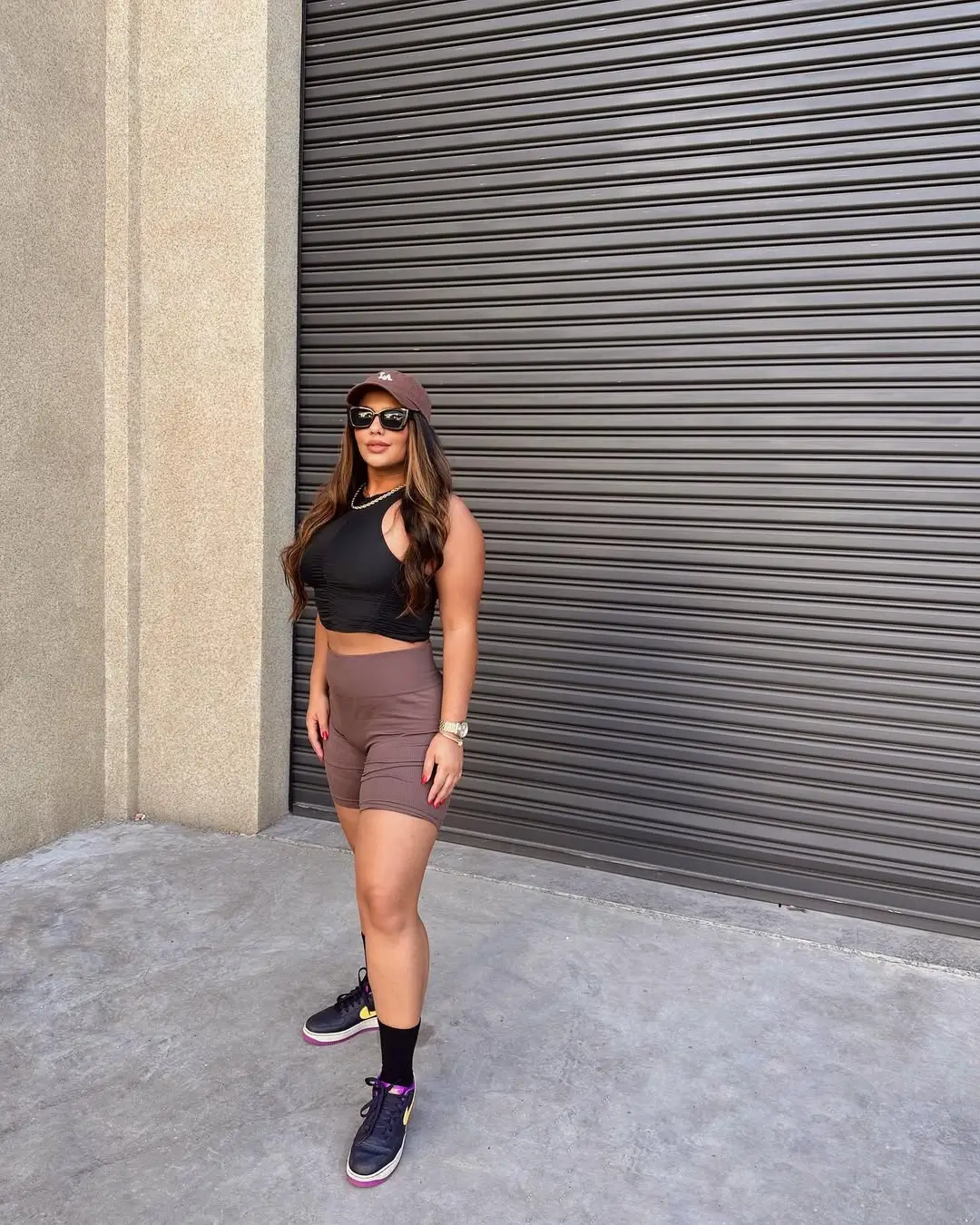 22 biker shorts outfits summer 2026 Neutral Tones with a Modern Streetwear Edge