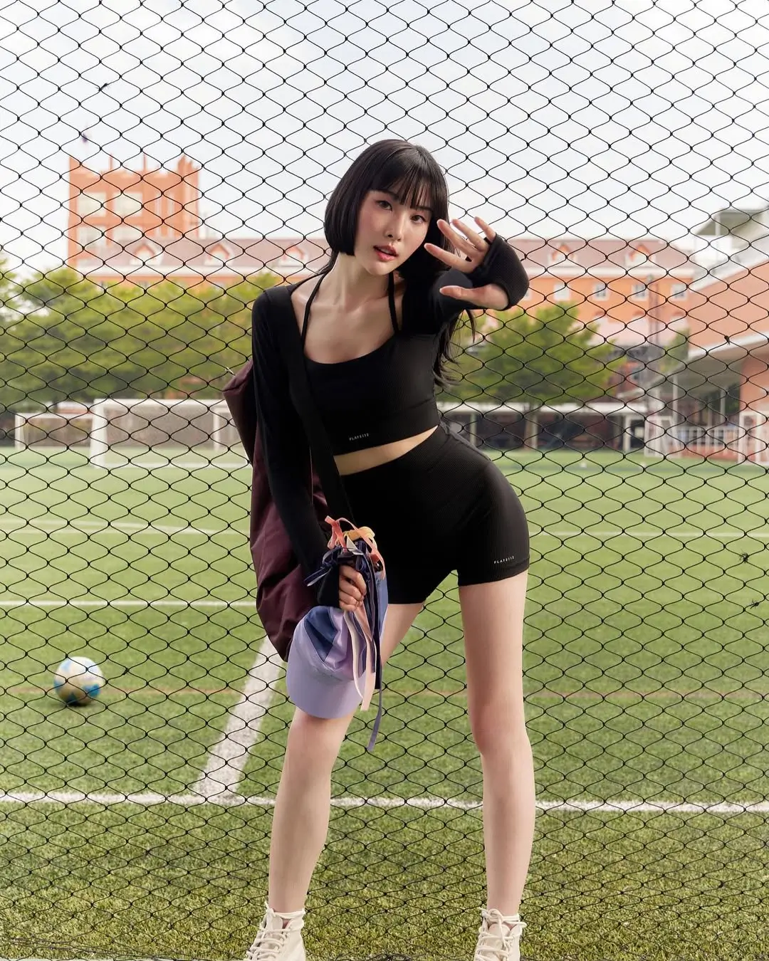 22 biker shorts outfits summer 2026 Sporty Minimalism with a Confident Edge