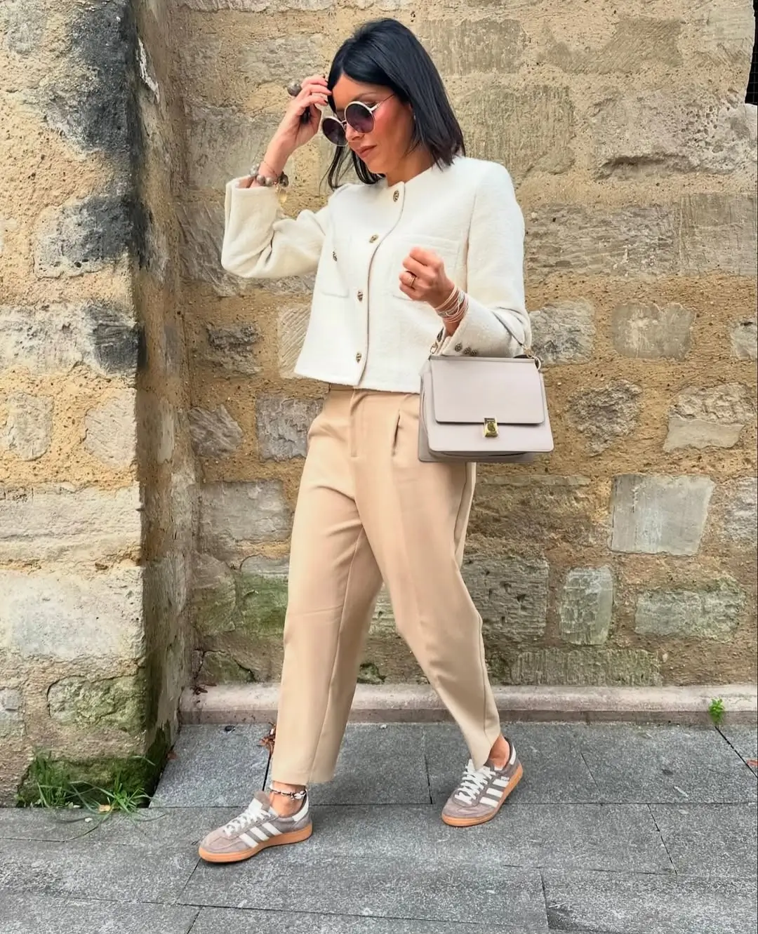 casual friday summer outfits with sneakers 2026 Soft Neutrals That Whisper Effortless Office Confidence