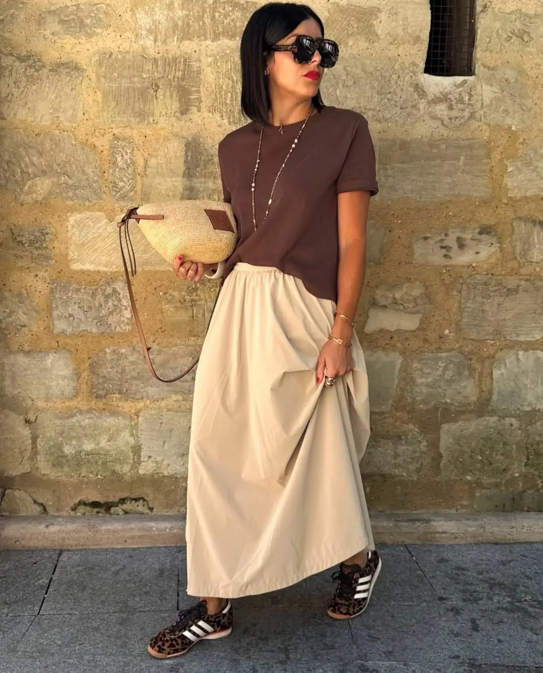casual friday summer outfits with sneakers 2026 Neutral Skirts and Tees That Always Feel Effortless