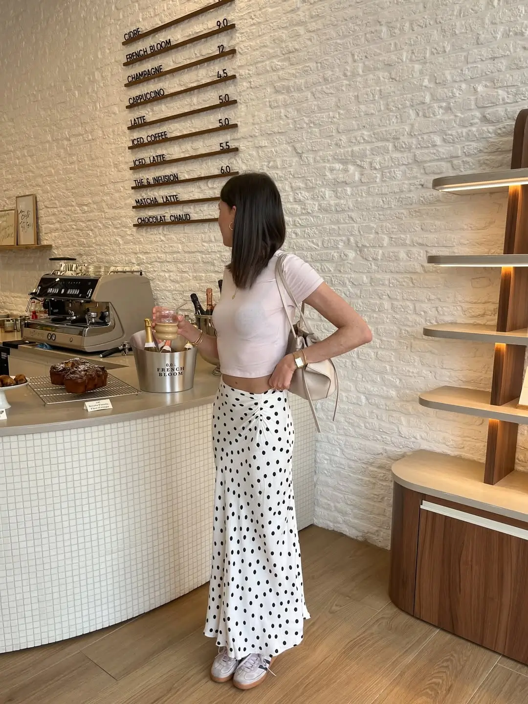 casual friday summer outfits with sneakers 2026 Polka Dot Skirts That Add Personality to Simple Basics