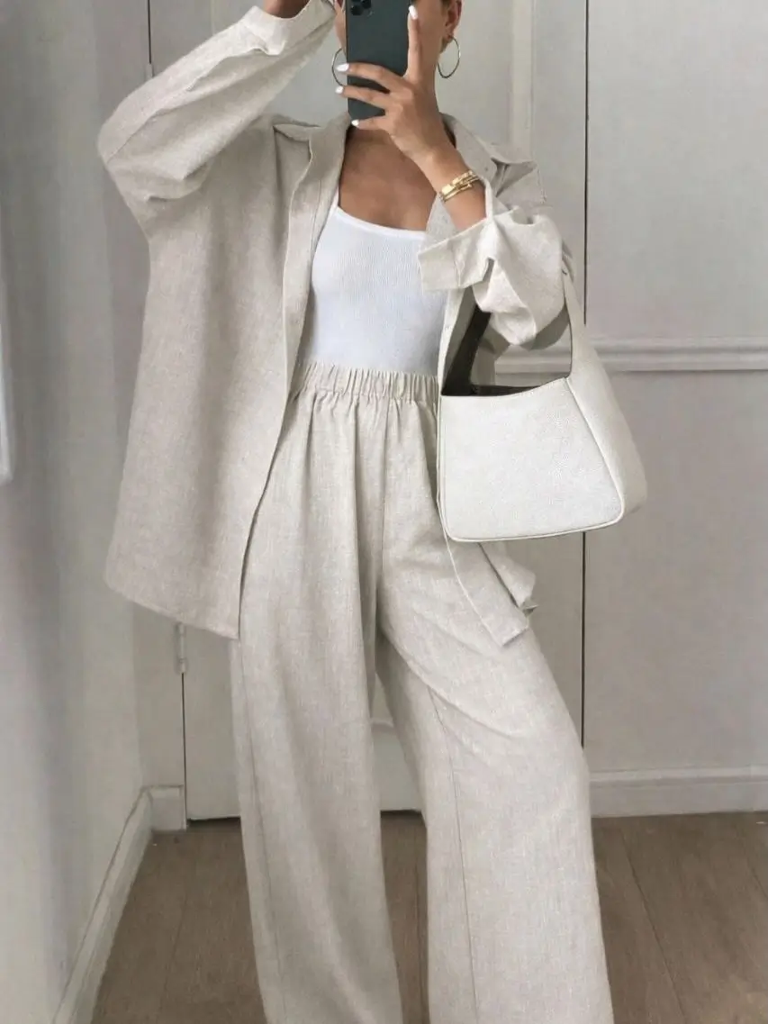 casual friday summer outfits with sneakers 2026 Soft Linen Layers That Feel Like a Breath of Fresh Air