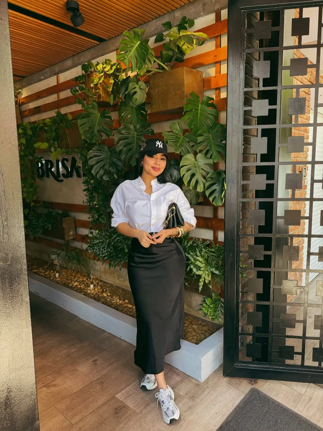 casual friday summer outfits with sneakers 2026 Minimal Black and White That Always Feels Like Office Armor