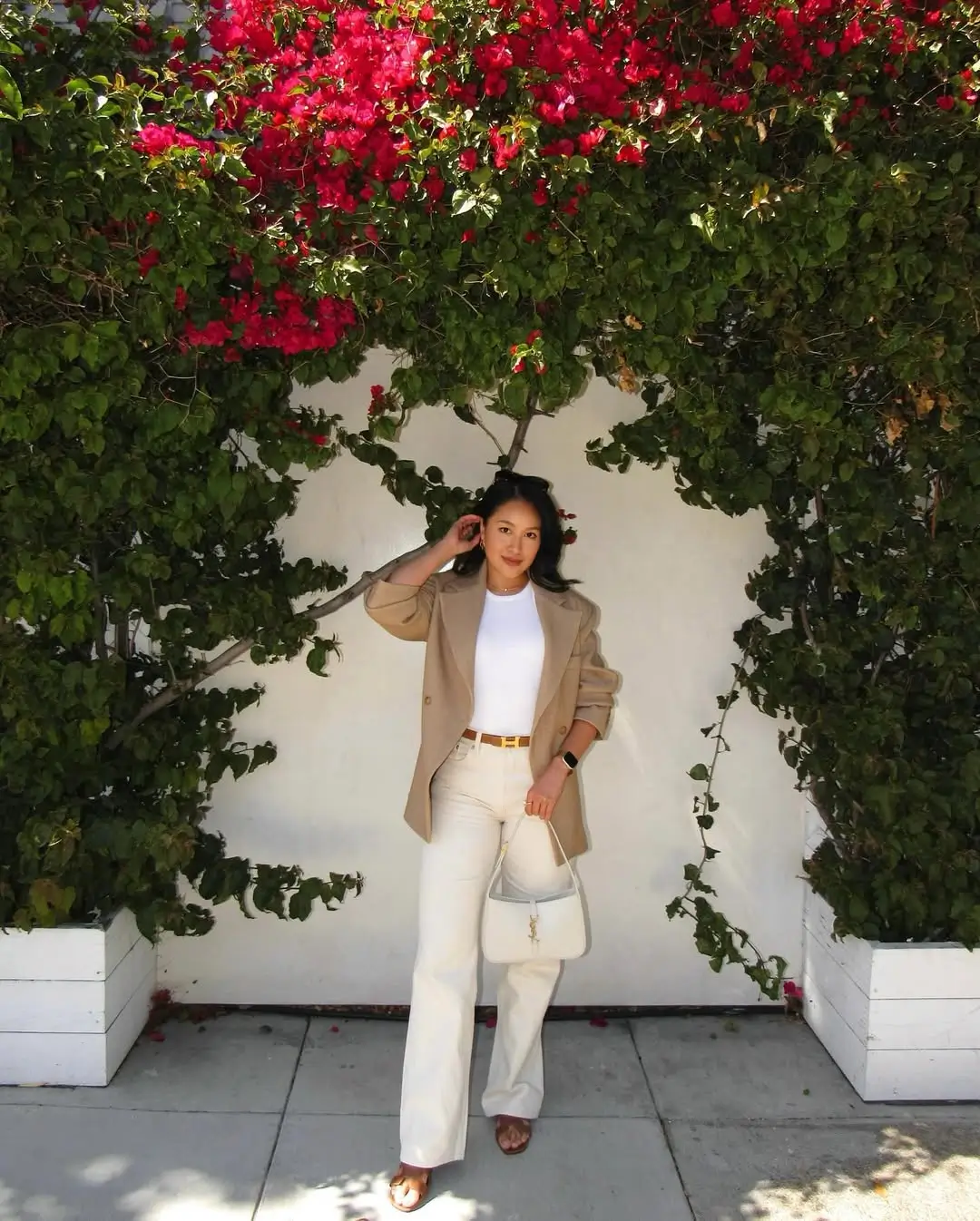 casual summer blazer outfits 2026 Light Beige Blazer With Soft Summer Neutrals