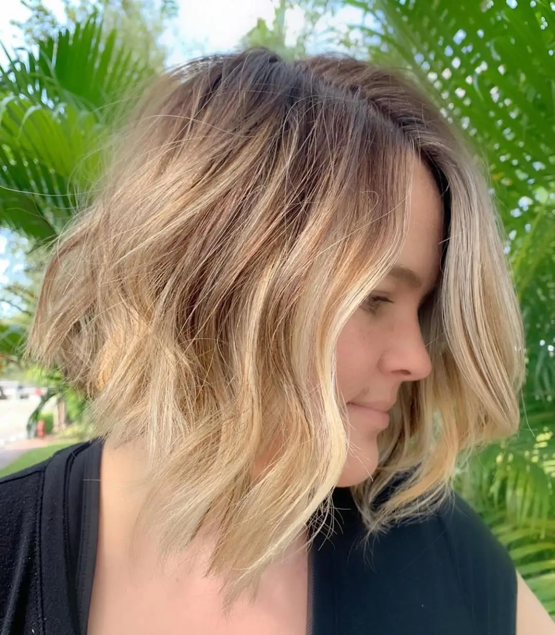 21 choppy summer bob haircut 2026 Sun-Kissed Balayage Choppy Bob With Soft Depth