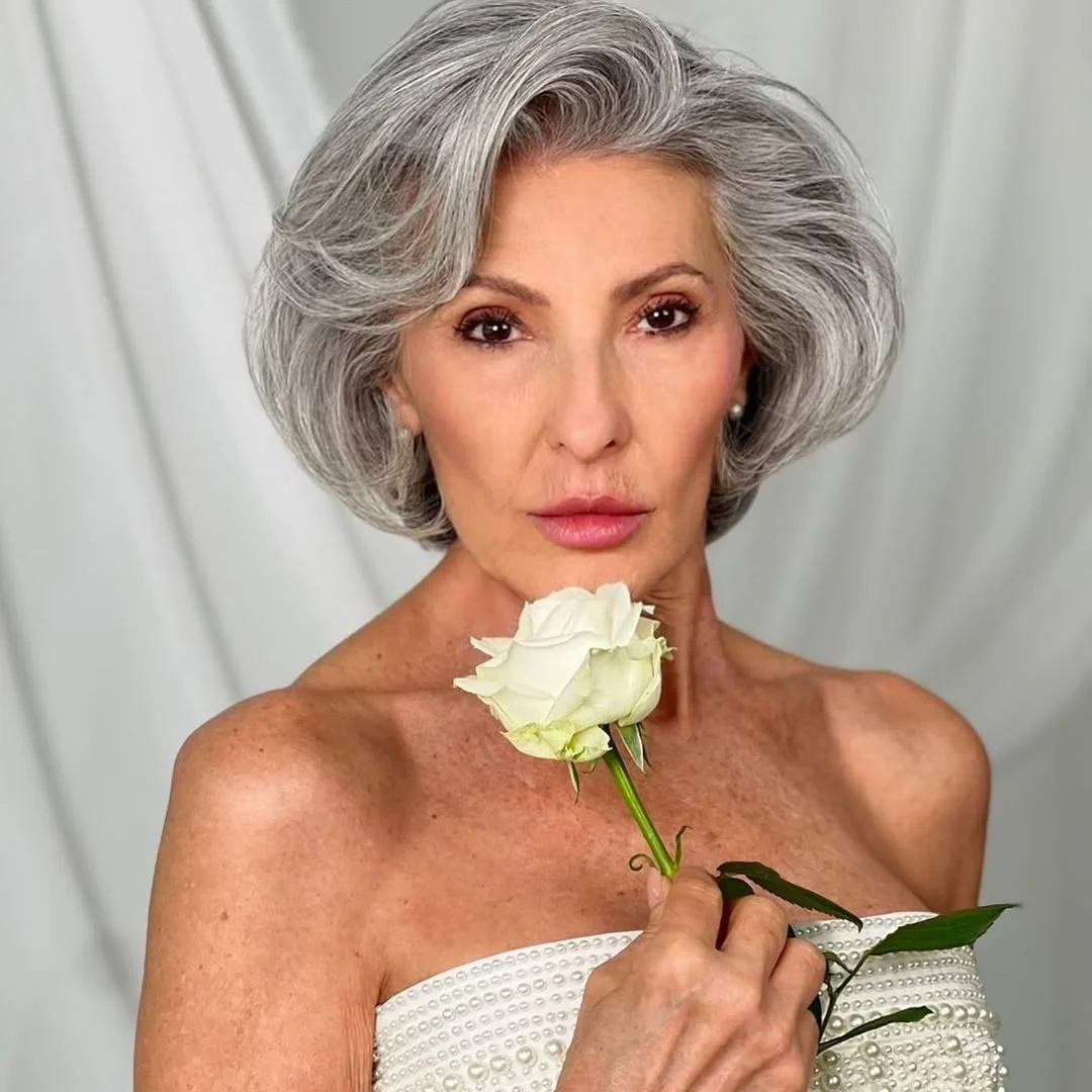 classy summer haircuts for women over 60 2026 Elegant Medium Length Layered Volume with Soft Lift