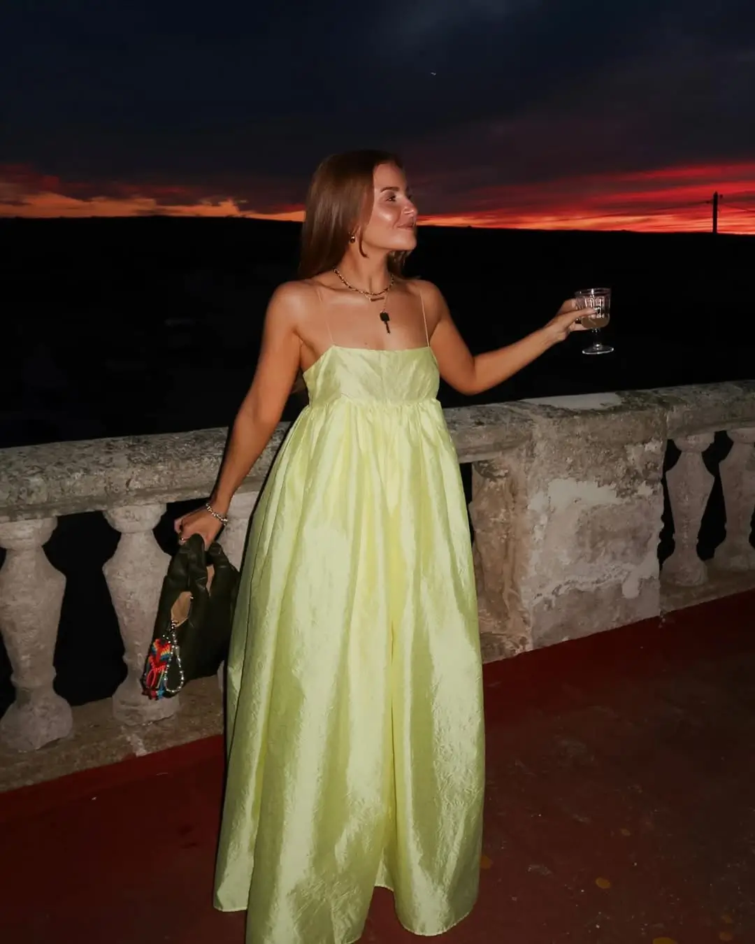 Summer Fresh Lime Maxi That Feels Like Golden Hour Energy