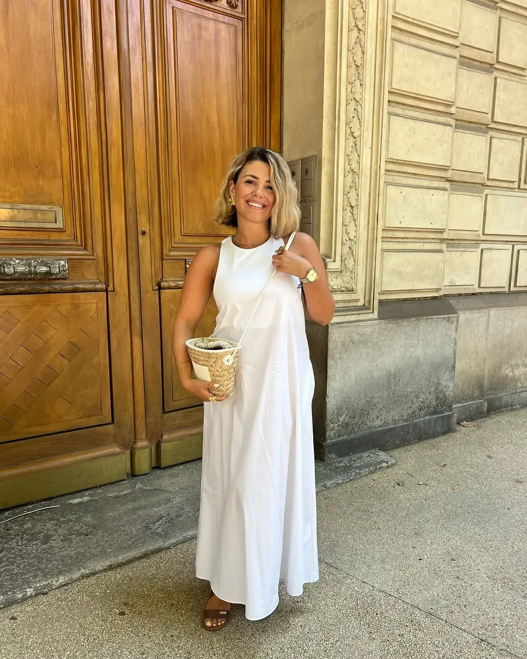 Summer Minimal White Tank Dress That Feels Like Pure Simplicity