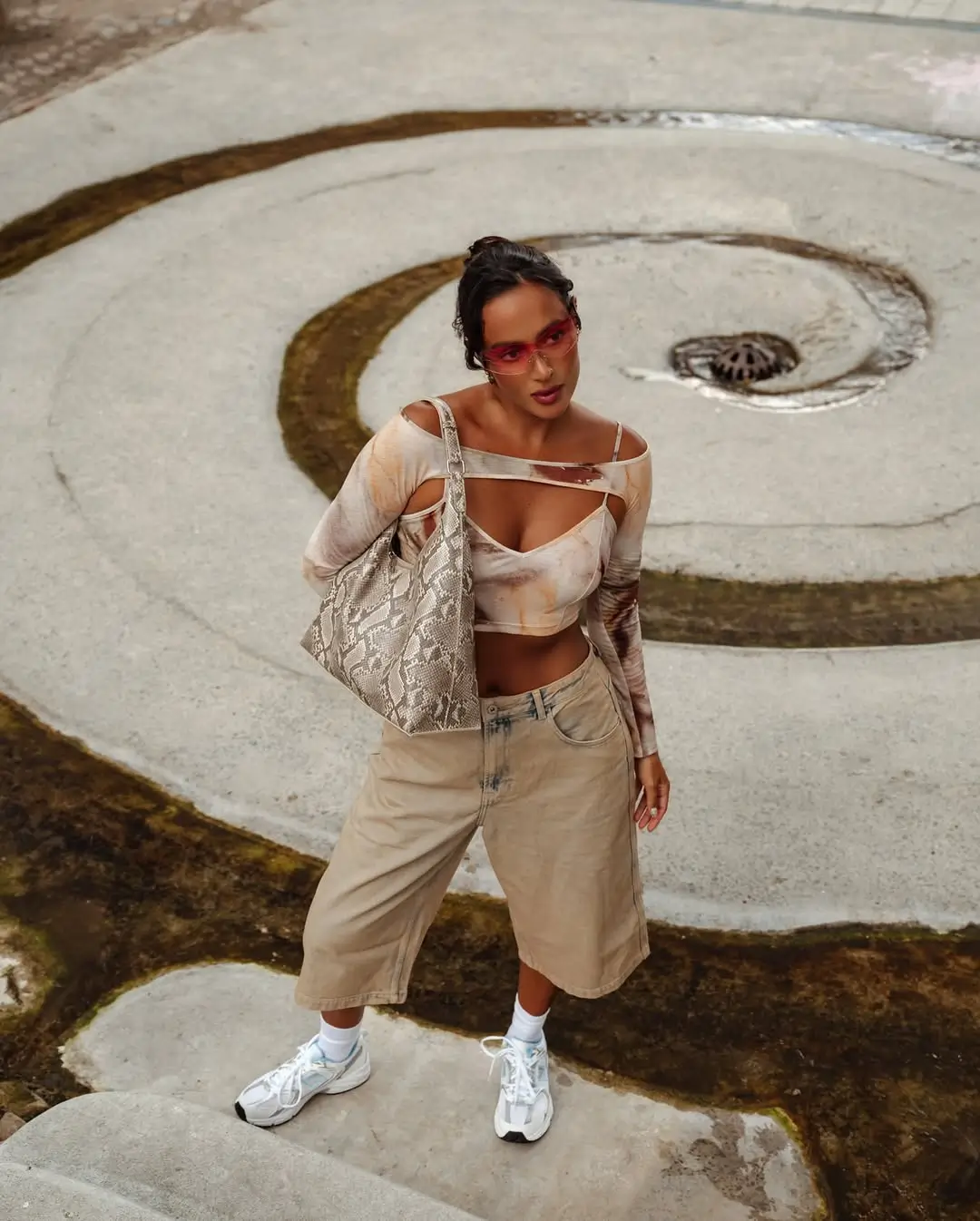 Outfits 2026 Neutral layering with a subtle Y2K edge