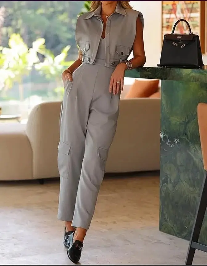 Outfits 2026 Utility-inspired jumpsuit with elevated minimalism
