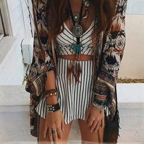 21 cute boho summer outfits 2026 Layered Prints And Statement Accessories That Tell A Story