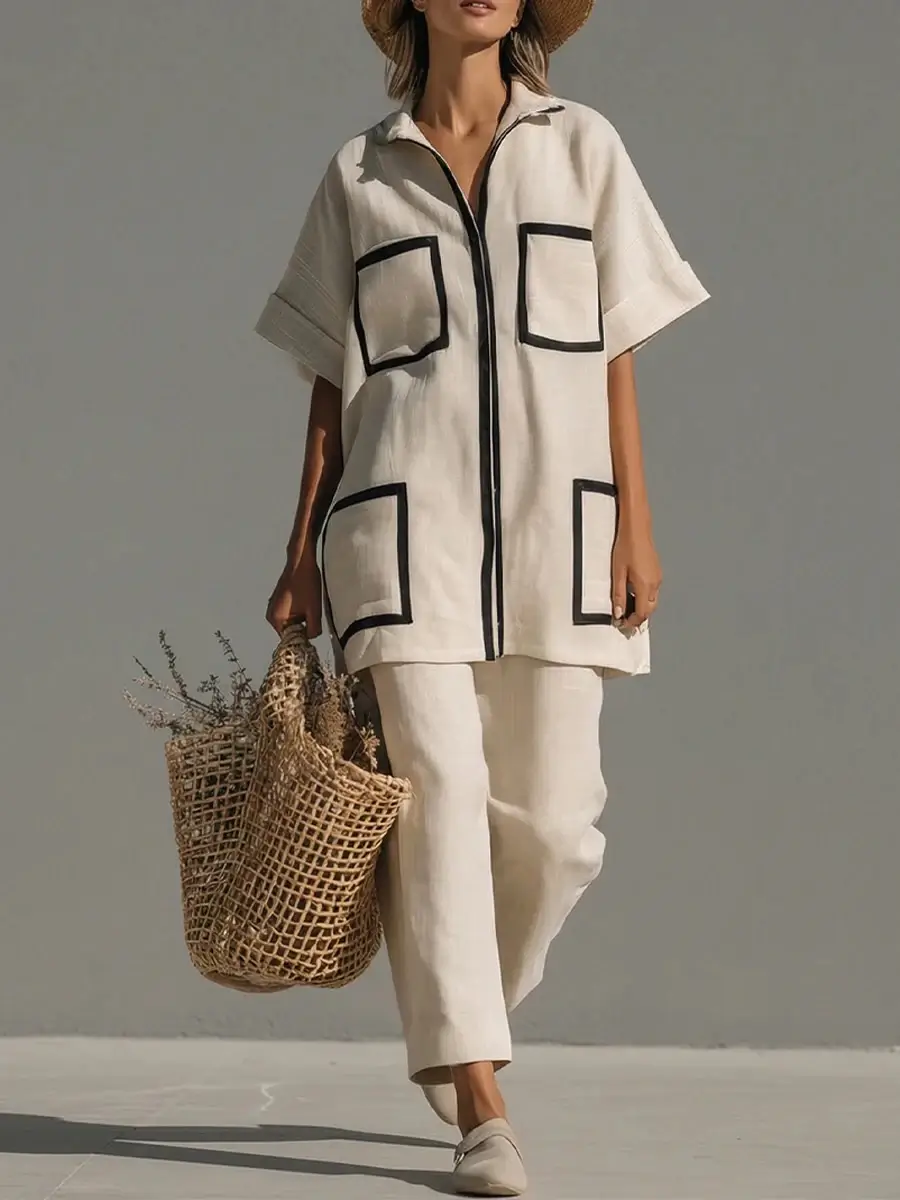 25 cute every day summer outfits 2026 Minimal Linen Set With Refined European Simplicity