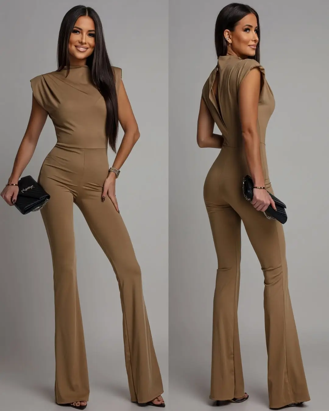 23 dressy summer jumpsuit outfits 2026 Tailored Cocoa Silhouettes That Redefine Evening Minimalism