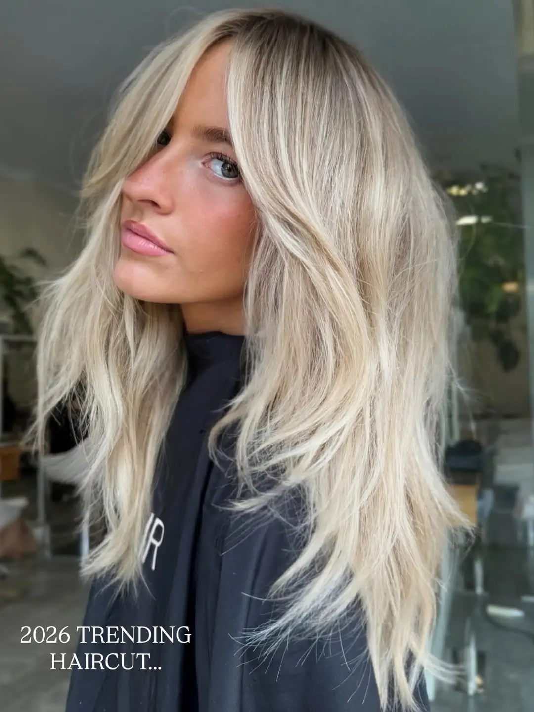 fresh summer haircut 2026 Airy Blonde Shag With Effortless Texture