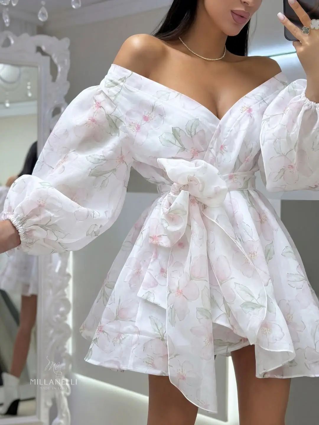2026 hot weather summer outfits Soft Florals with a Romantic Silhouette