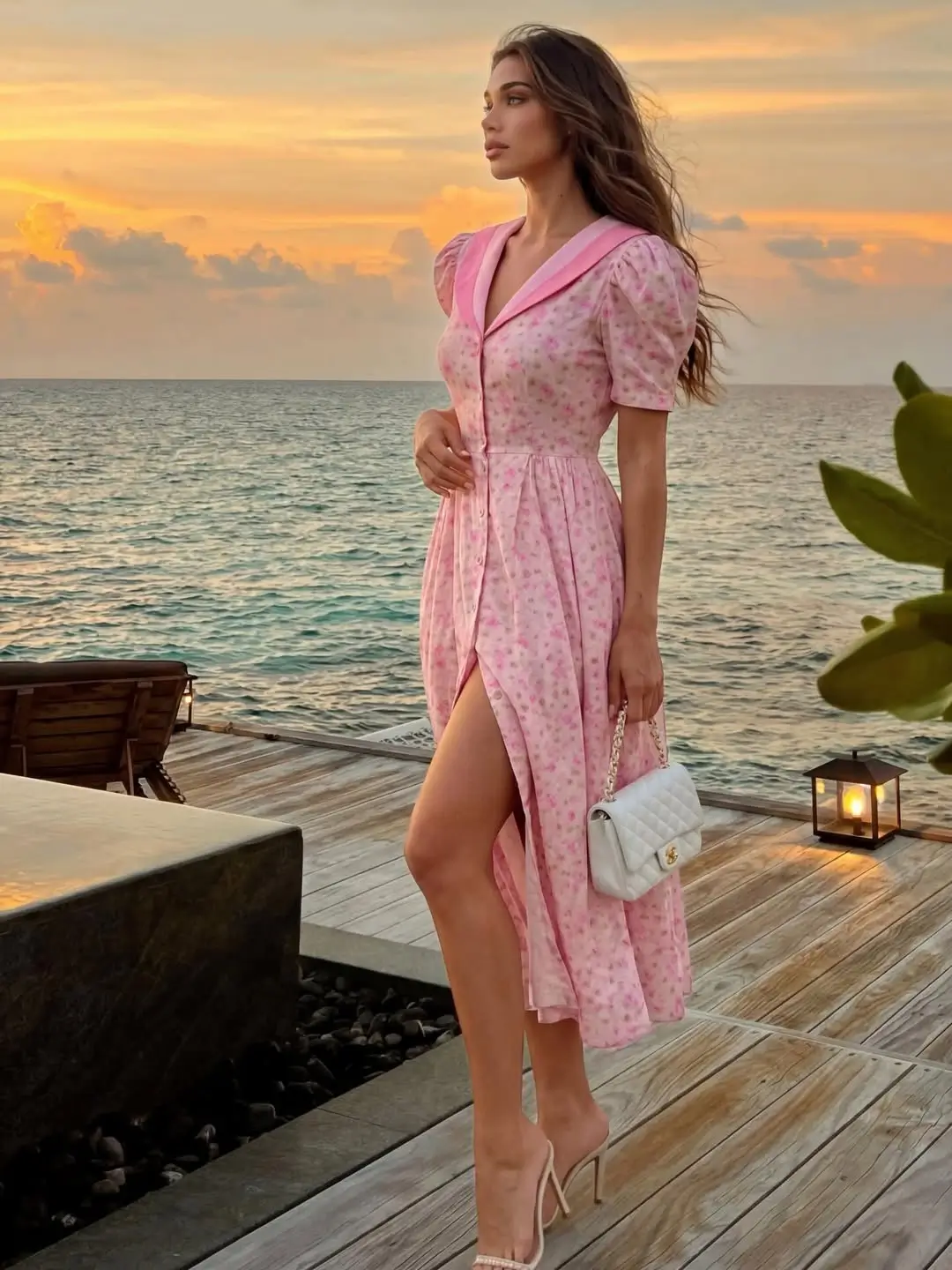 2026 hot weather summer outfits Vintage Romance by the Water