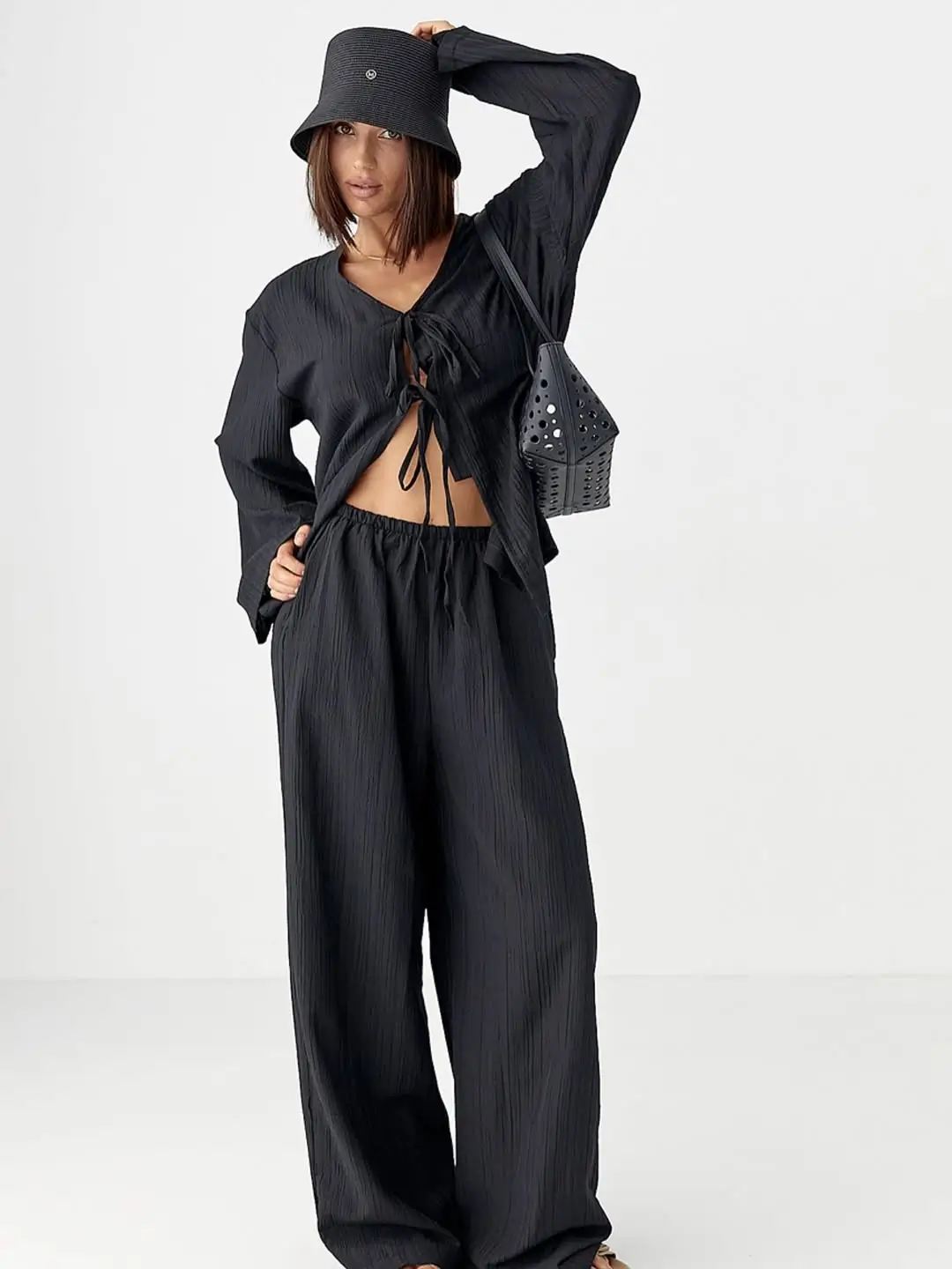 2026 hot weather summer outfits All Black But Make It Summer