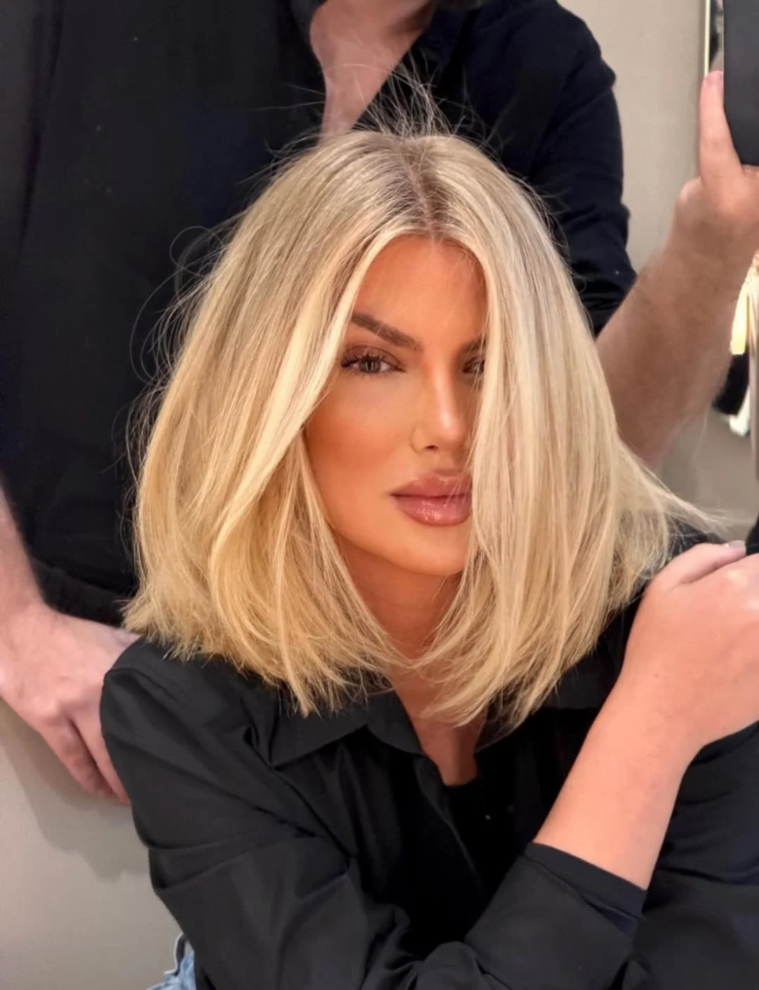 modern summer haircuts for women over 40 2026 Textured Beachy Lob With Natural Movement