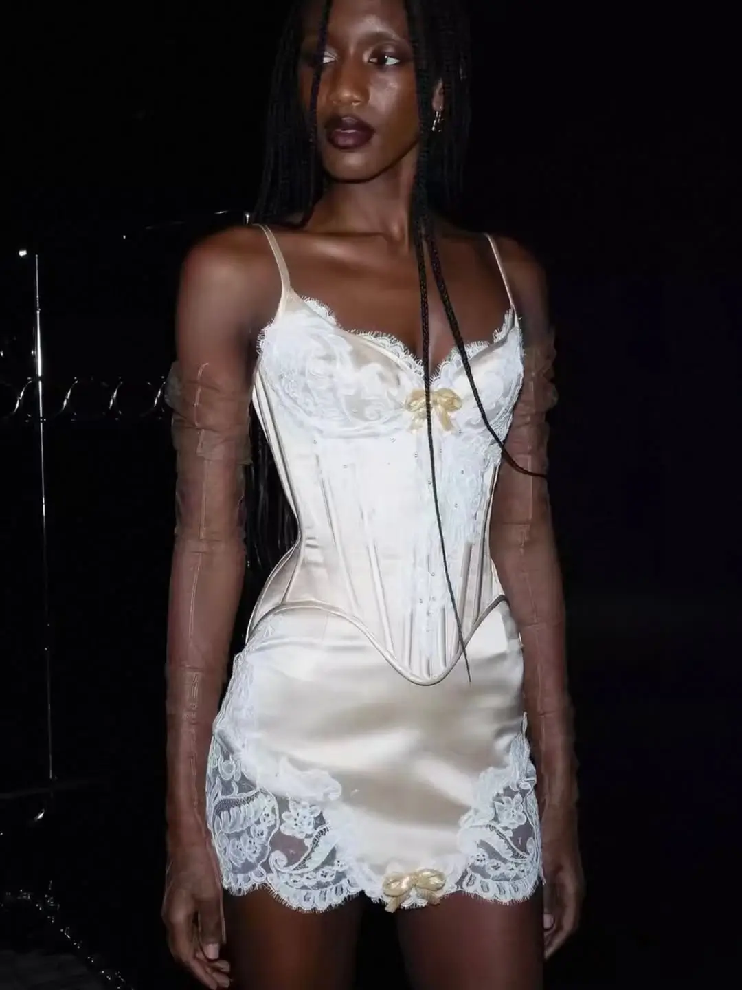 25 outfit inspo for women summer 2026 Sensual Lingerie-Inspired Satin for Evening Confidence