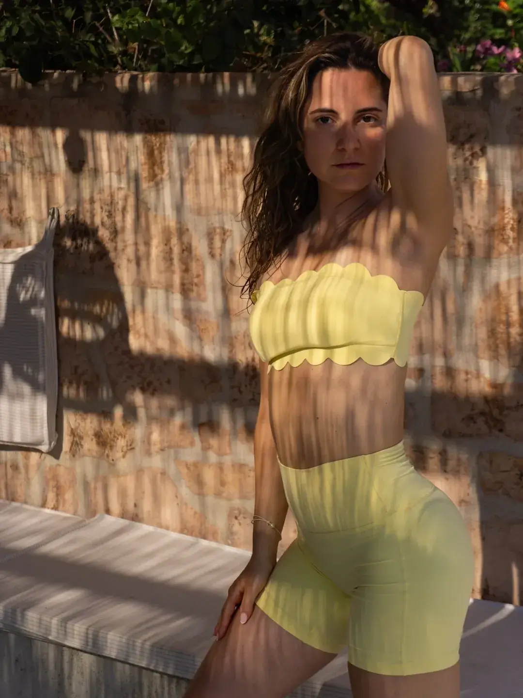 sporty legging outfits summer 2026 Lemon Yellow Sets That Catch The Light