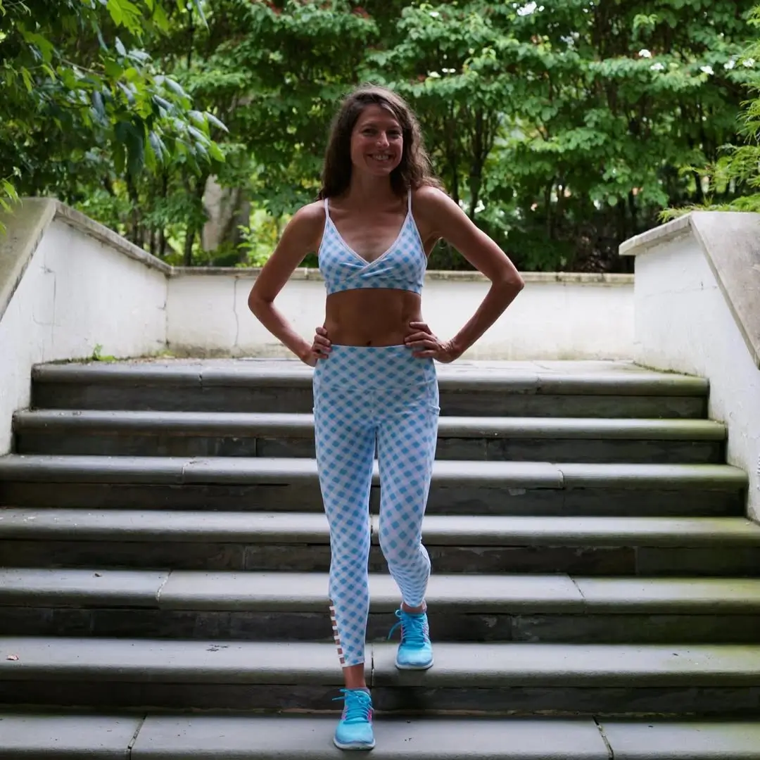 summer activewear 2026 Playful Checkered Set That Feels Lighthearted and Fresh