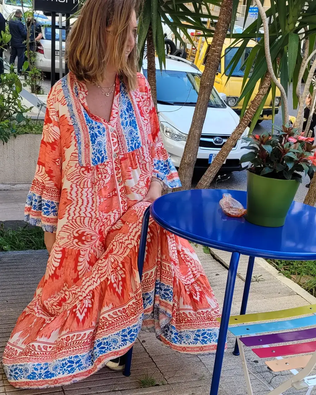 summer clothes essentials 2026 Flowy Printed Maxi Dress with a Bohemian Mood