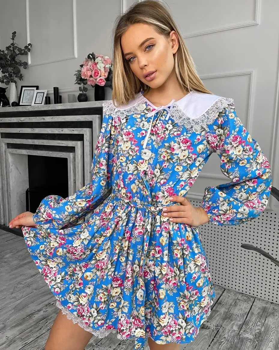 summer cotton dresses 2026 Vintage Floral Cotton Dress That Feels Softly Romantic Again