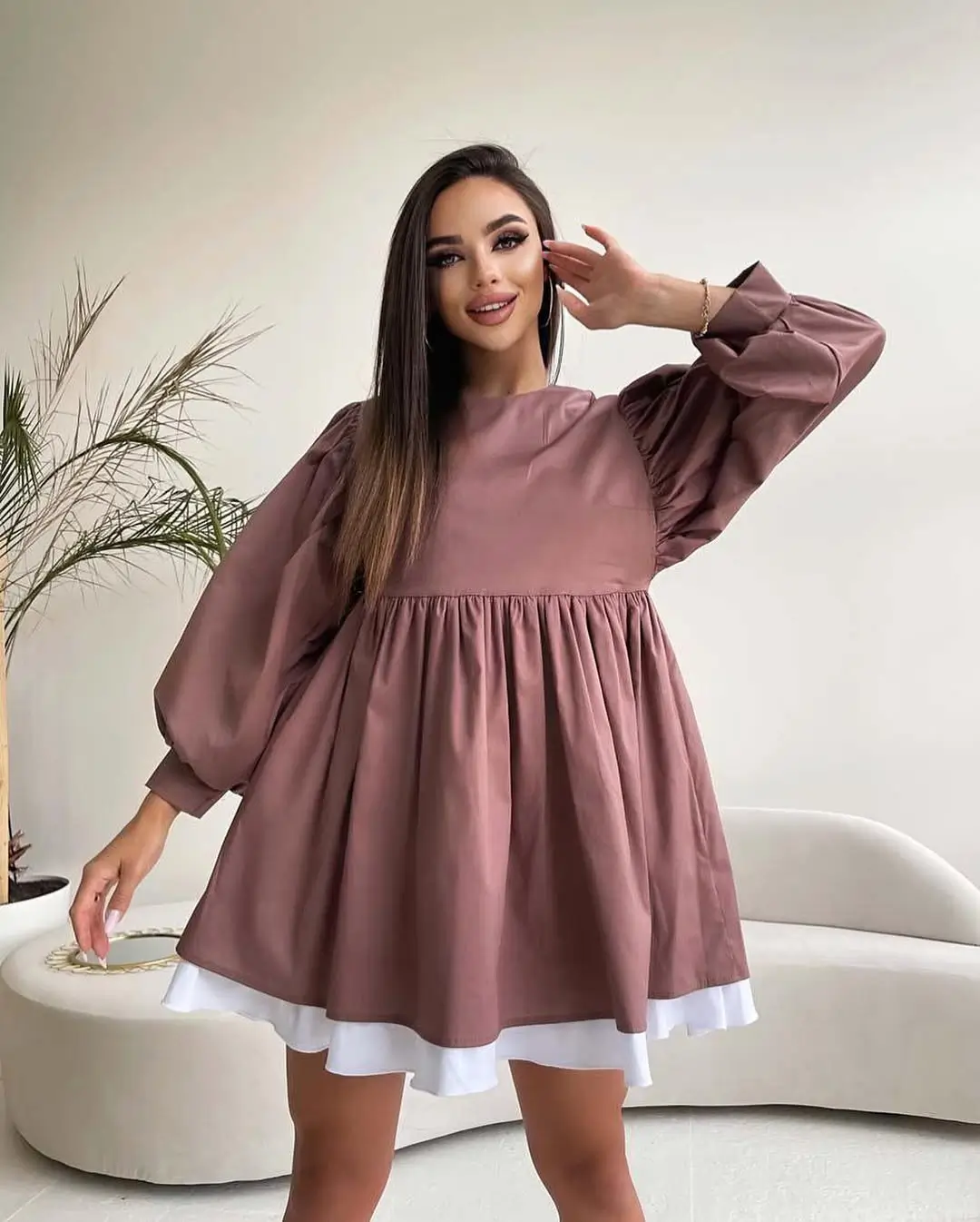 summer cotton dresses 2026 Soft Cocoa Cotton Dress That Feels Calm And Grounded