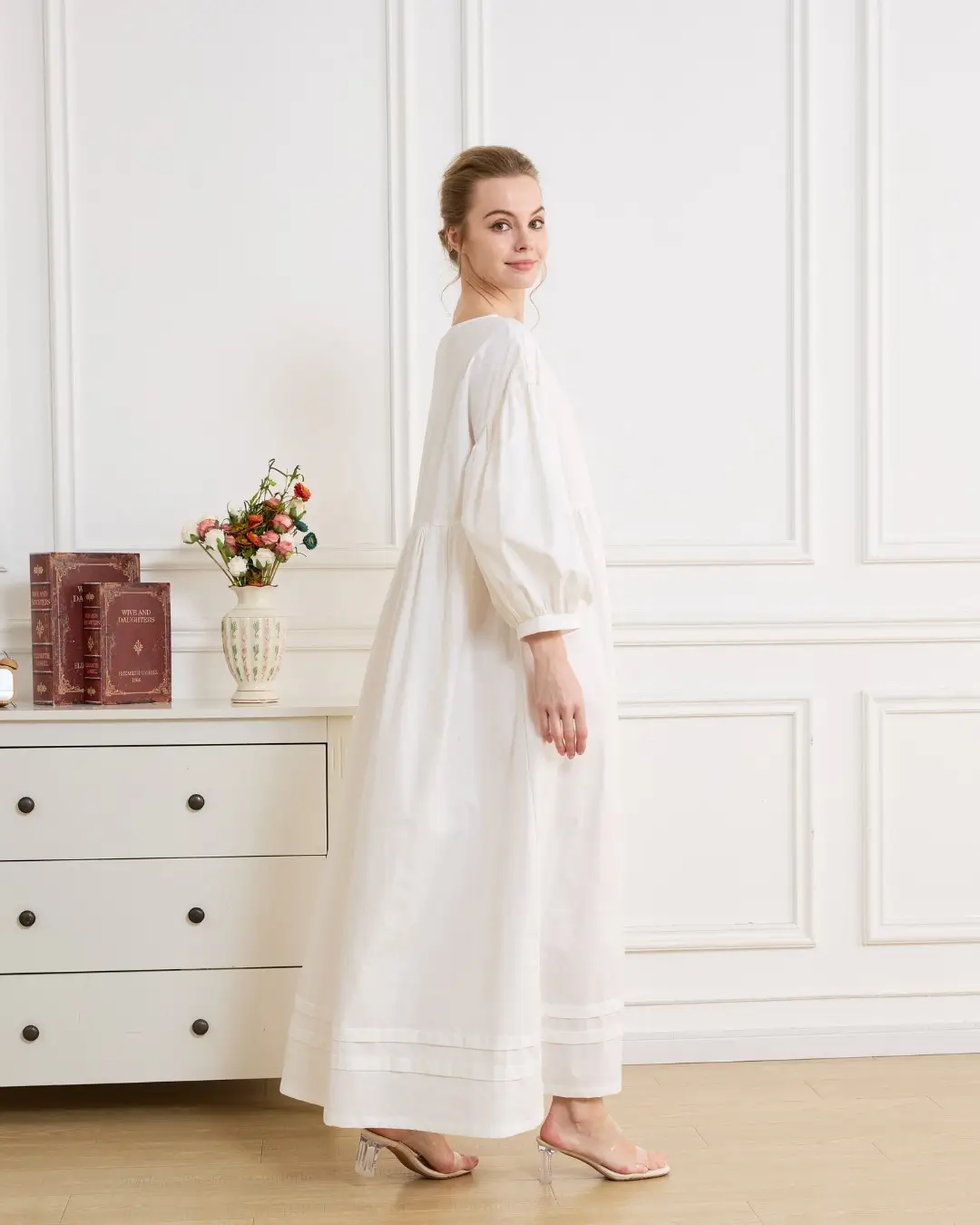 summer cotton dresses 2026 Minimal White Maxi That Feels Soft And Timeless