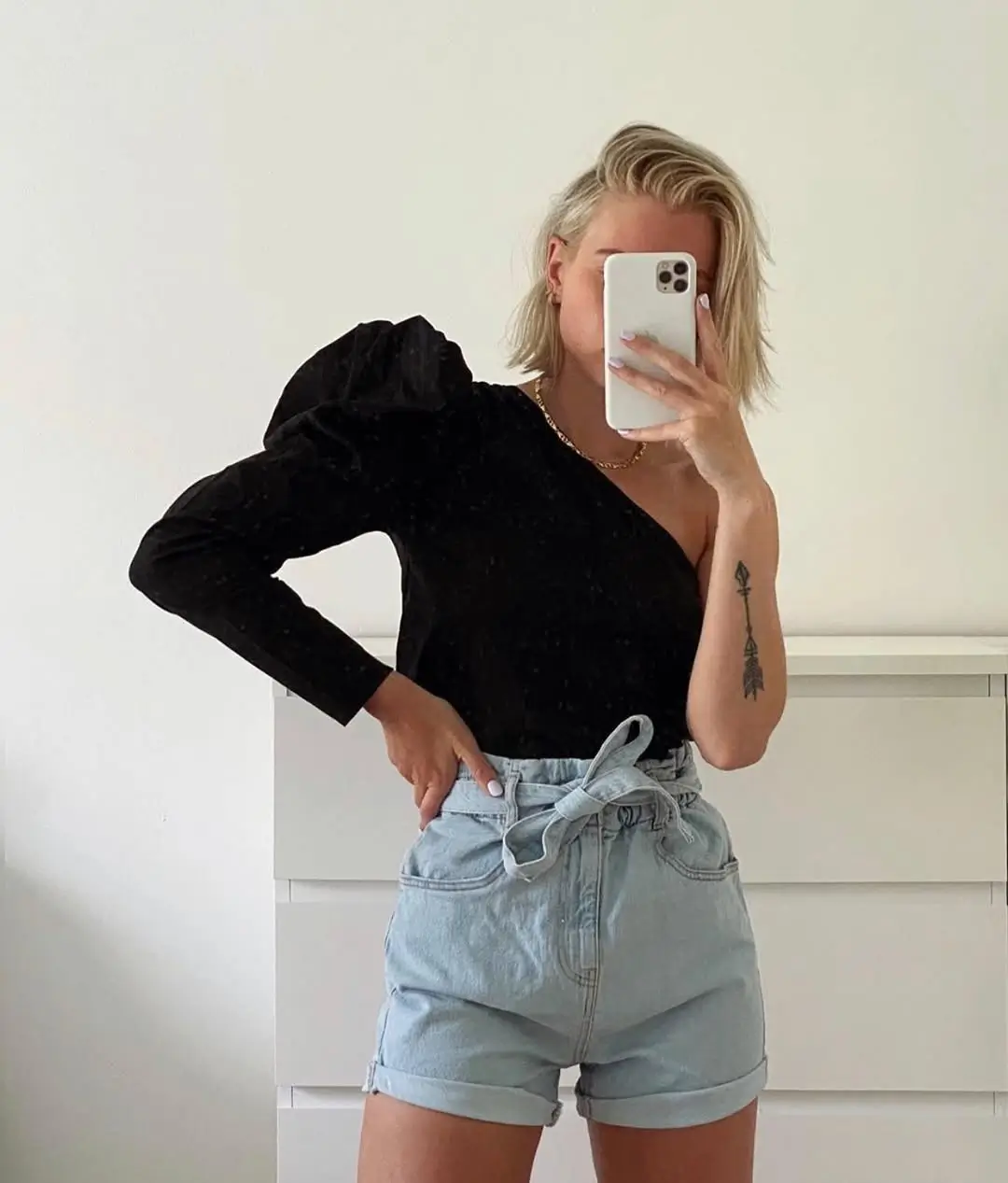 22 summer denim shorts 2026 Structured Femininity With a Modern Twist