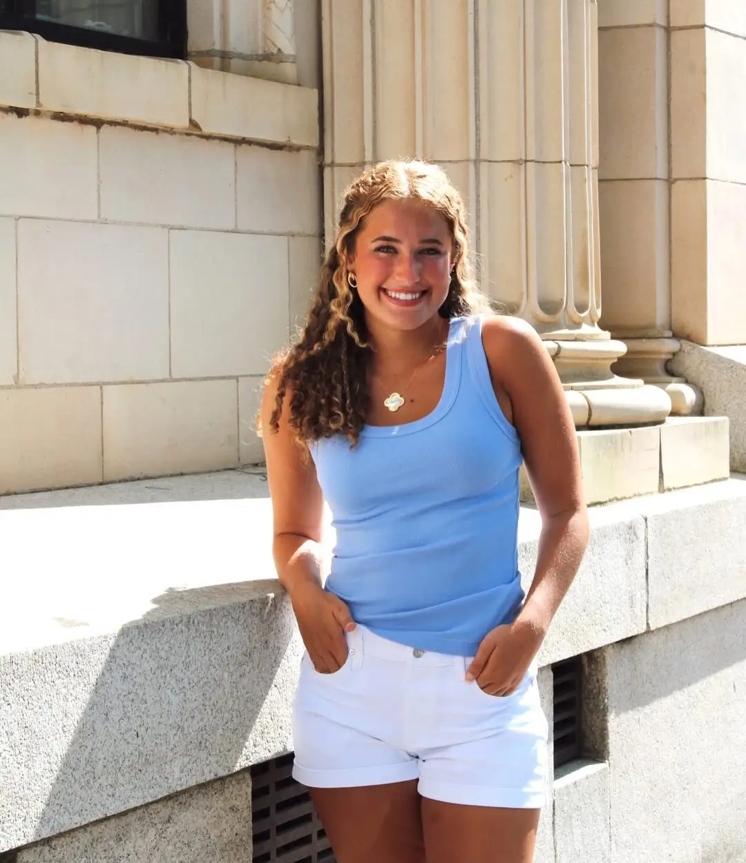 22 summer denim shorts 2026 Fresh Contrast With a Playful Color Pop