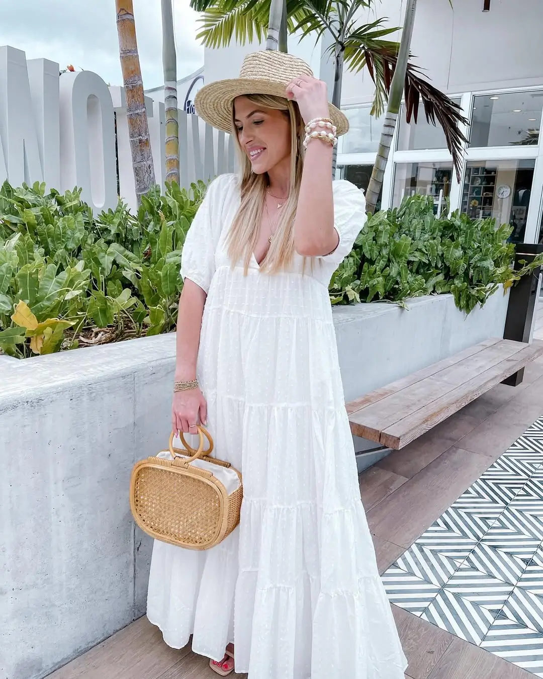 summer flowy maxi dresses 2026 Crisp White Volume That Feels Like a Summer Reset