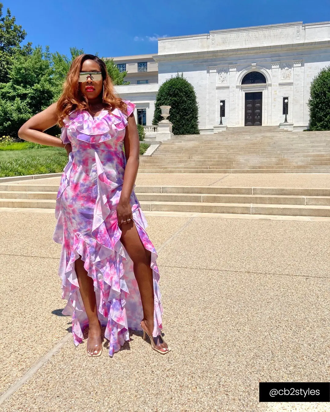 summer flowy maxi dresses 2026 Bold Pink Statement With Modern Ruffle Drama