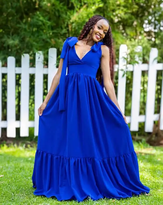 summer flowy maxi dresses 2026 Bright Blue Volume That Feels Joyful and Bold