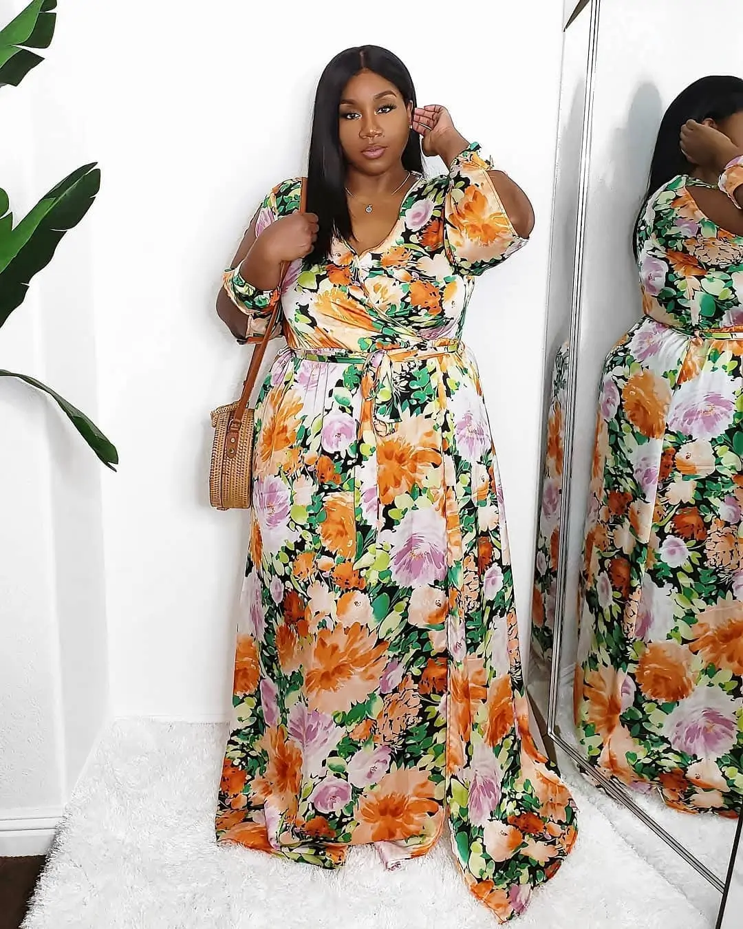 summer flowy maxi dresses 2026 Floral Wrap Maxi That Celebrates Shape and Color