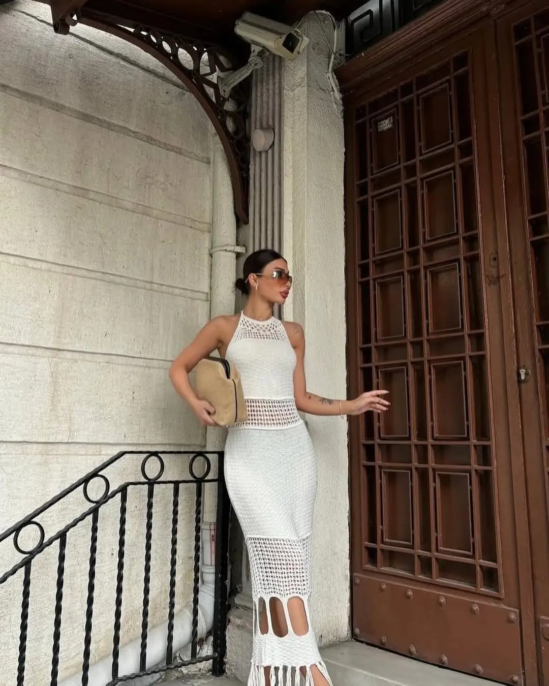 24 summer sleeveless dresses 2026 Crochet Maxi Dress With Summer Escape Vibes