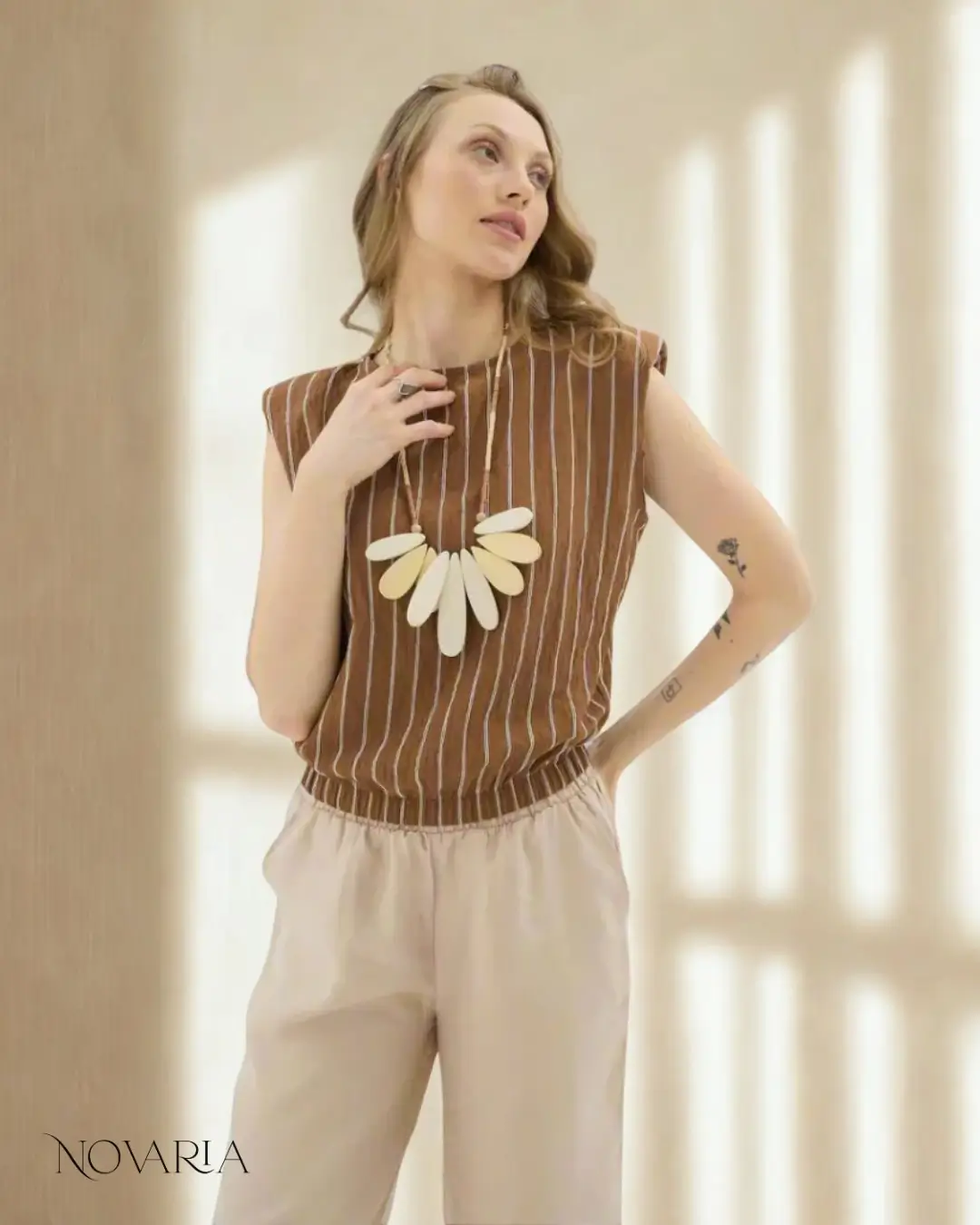 25 summer sleeveless tops 2026 Soft Structure Meets Earthy Minimalism