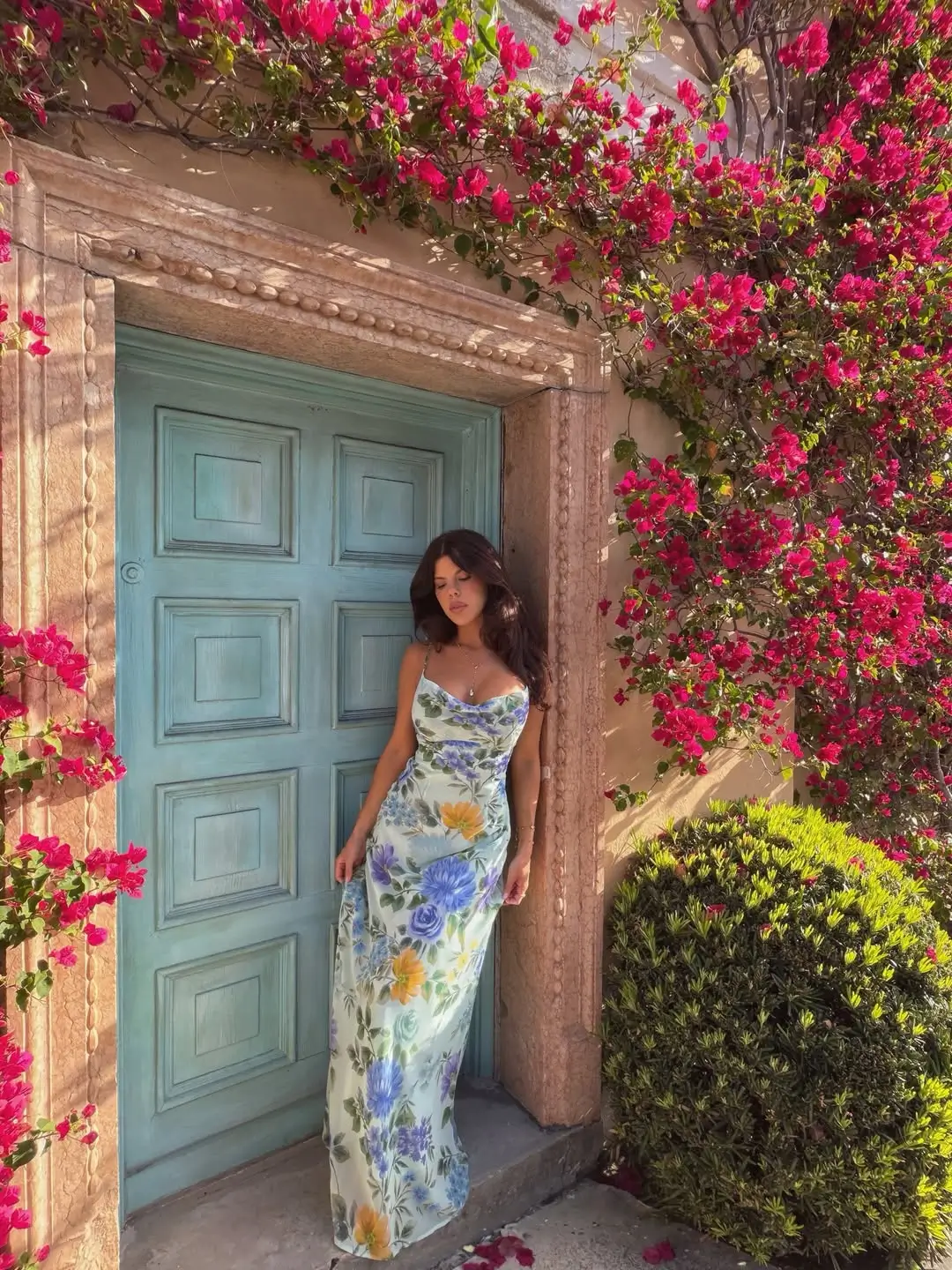 25 summer sundresses 2026 Floral Slip Maxi with Italian Summer Romance