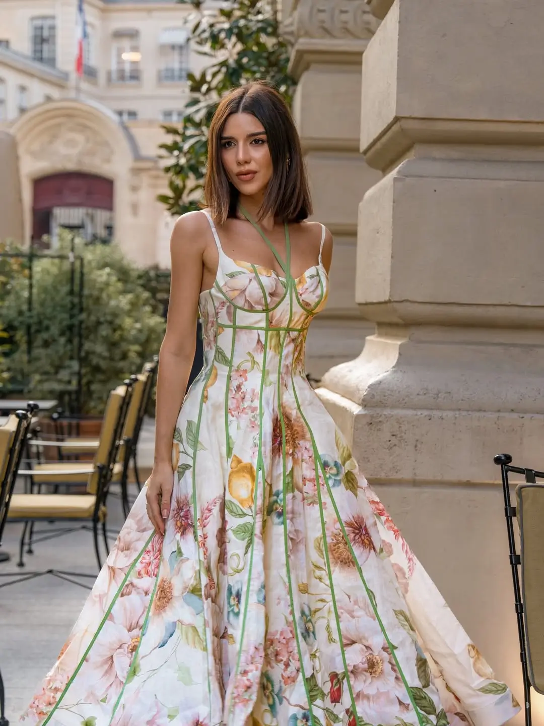 25 summer sundresses 2026 Structured Floral Corset Midi with European Detail
