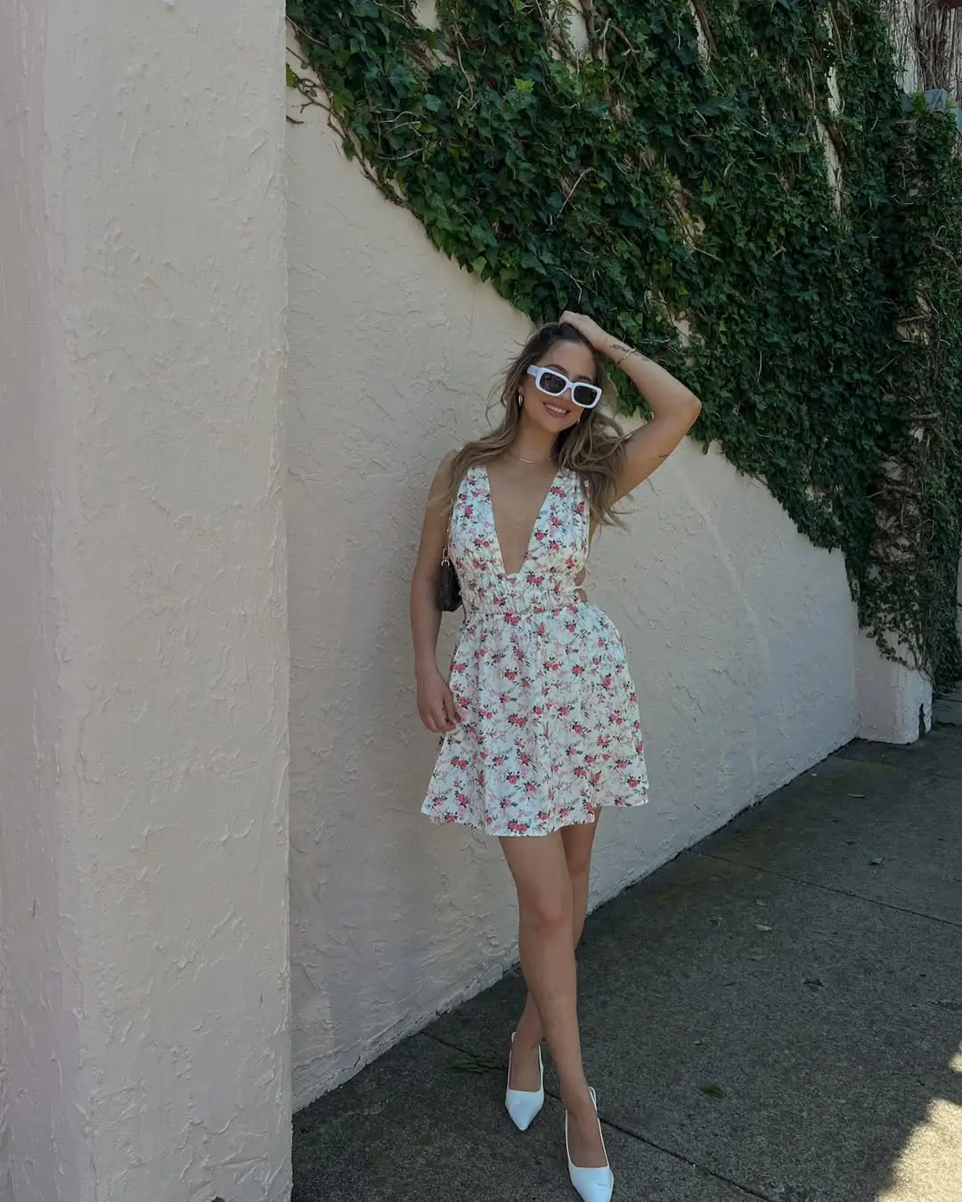 25 summer sundresses 2026 Playful Floral Mini with Sharp Details