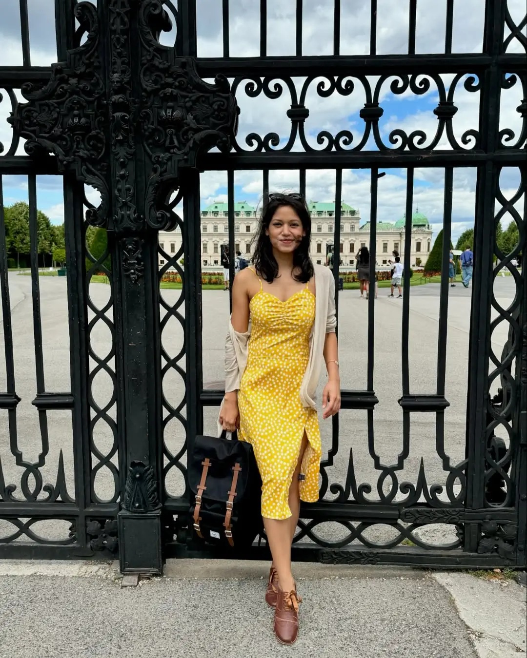 25 summer sundresses 2026 Yellow Polka Dot Sundress with European Ease