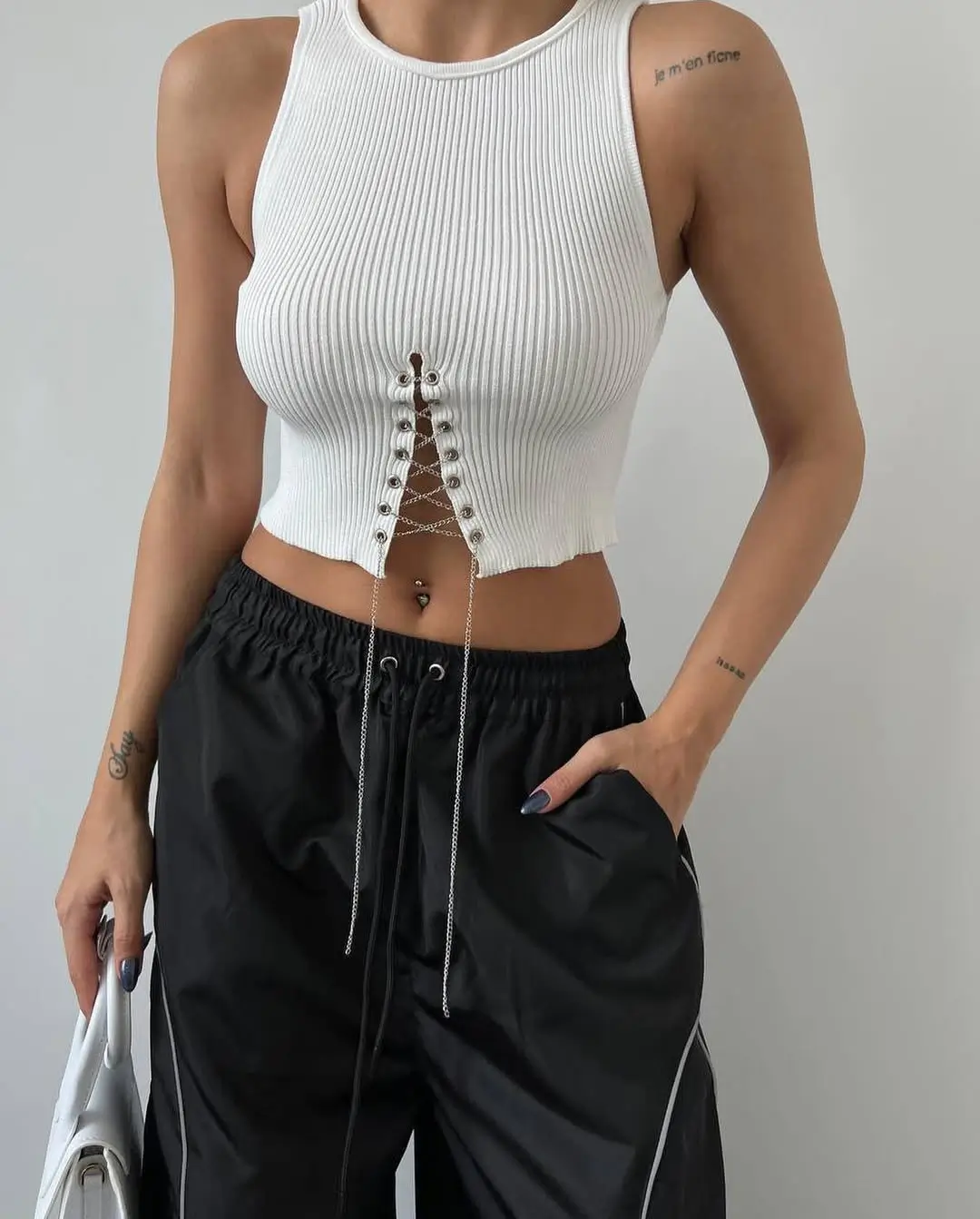 24 summer tops outfit 2026 Modern texture play with a subtle statement detail