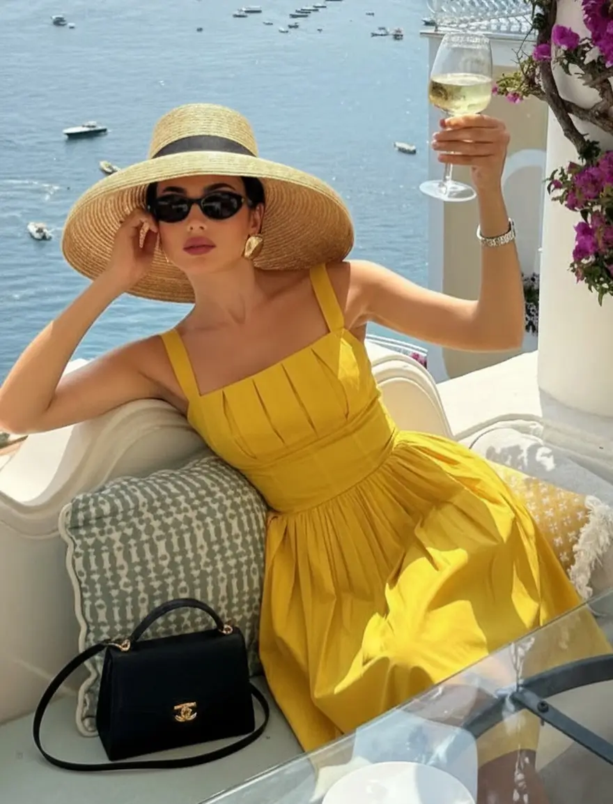 Sunday summer brunch outfits 2026 Golden Hour Glam with a Feminine Glow