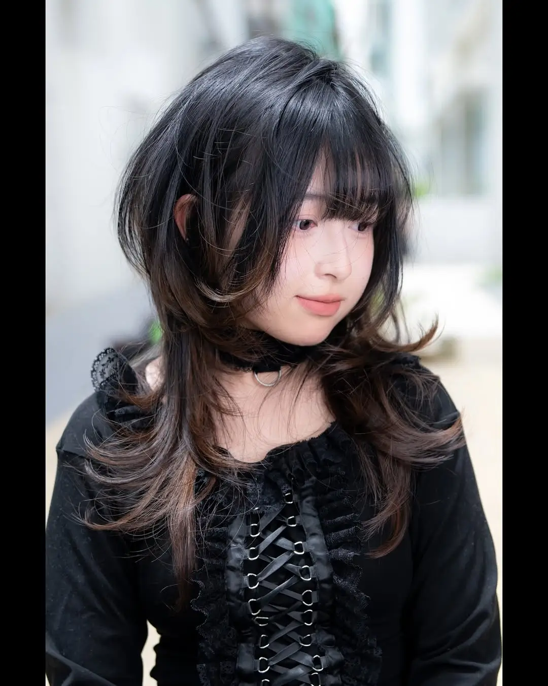 textured summer shag haircut 2026 Layered Long Shag With Full Bangs Drama