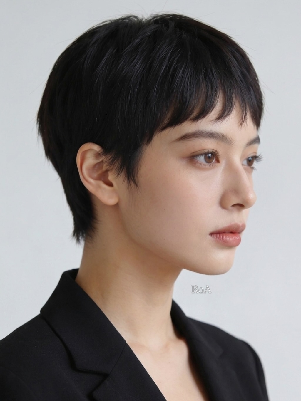 textured summer short haircuts 2026 Soft Micro Pixie With Feathered Bangs