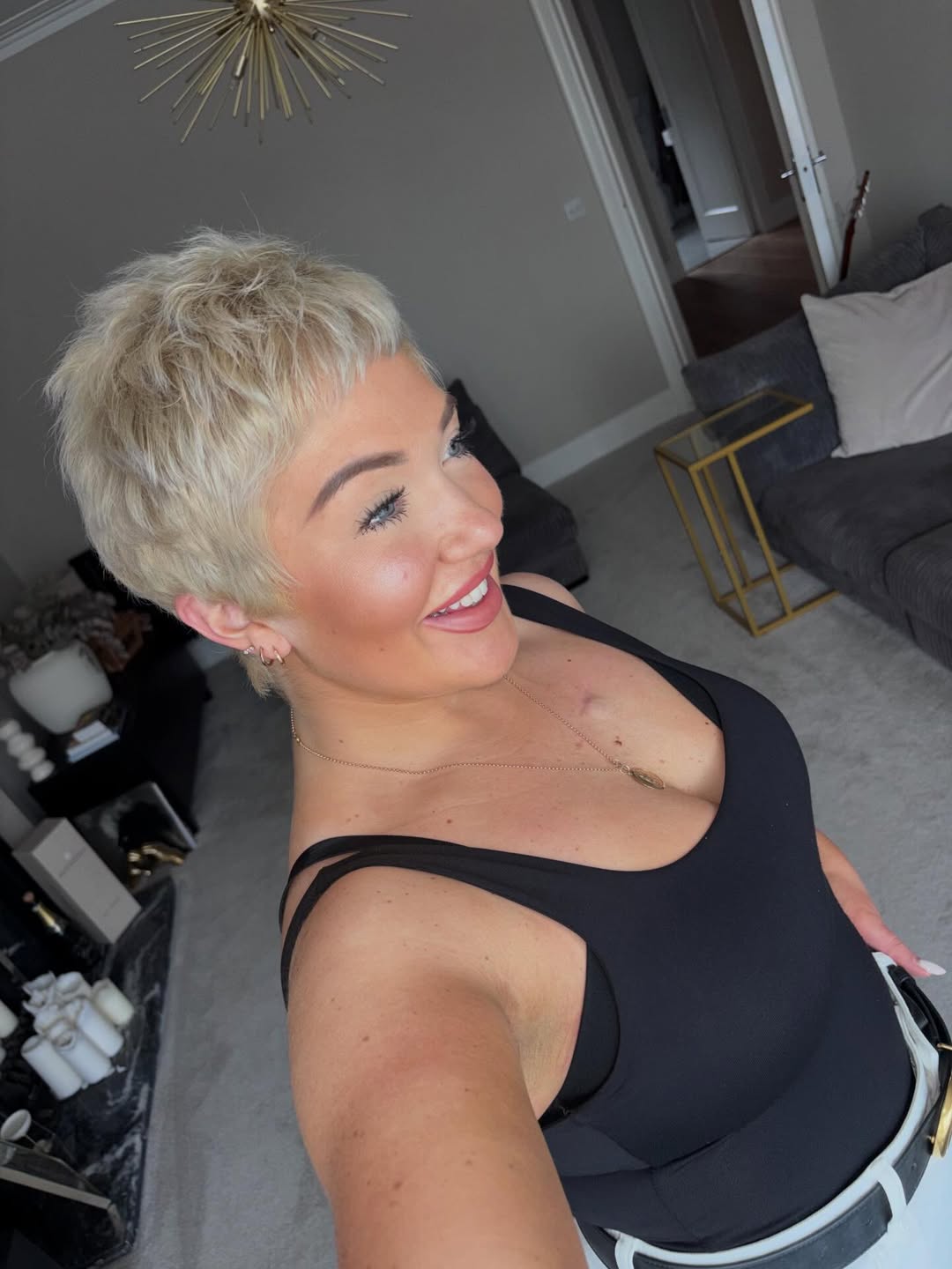 textured summer short haircuts 2026 Ultra Short Blonde Pixie With Soft Texture