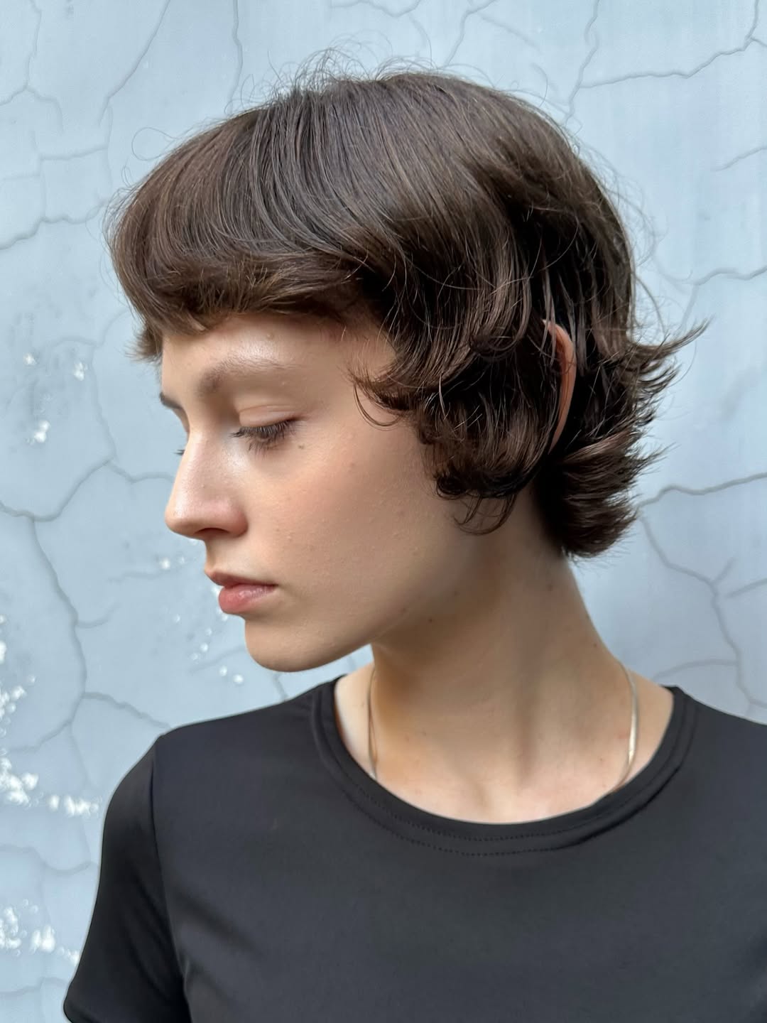 textured summer short haircuts 2026 Soft Shaggy Crop With Natural Movement