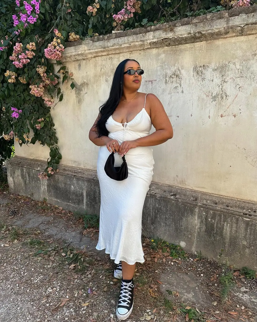 trendy midsize outfits summer 2026 Minimal Slip Dresses with a Streetwear Twist